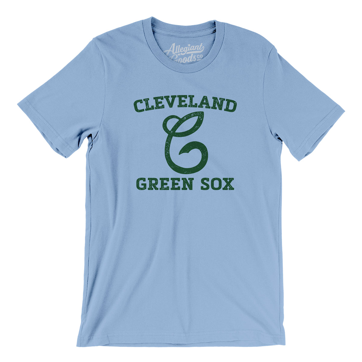 Mtr Cleveland Green Sox Baseball Men/Unisex T-Shirt Baby Blue / M