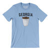 Georgia Boiled Peanuts Men/Unisex T-Shirt-Baby Blue-Allegiant Goods Co. Vintage Sports Apparel