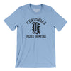 Fort Wayne Kekiongas Baseball Men/Unisex T-Shirt-Baby Blue-Allegiant Goods Co. Vintage Sports Apparel