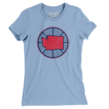 Washington Basketball Women's T-Shirt-Allegiant Goods Co. Vintage Sports Apparel