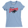 Tampa Bay Bandits Football Women's T-Shirt-Baby Blue-Allegiant Goods Co. Vintage Sports Apparel