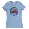 Virginia Basketball Women's T-Shirt-Baby Blue-Allegiant Goods Co. Vintage Sports Apparel