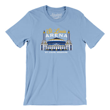 St. Louis Arena Men/Unisex T-Shirt-Allegiant Goods Co. Vintage Sports Apparel