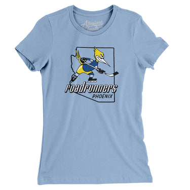 Phoenix Roadrunners Hockey Women's T-Shirt-Allegiant Goods Co. Vintage Sports Apparel