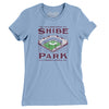 Shibe Park Philadelphia Women's T-Shirt-Baby Blue-Allegiant Goods Co. Vintage Sports Apparel