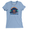 Houston Thunderbears Arena Football Women's T-Shirt-Baby Blue-Allegiant Goods Co. Vintage Sports Apparel