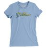 Carolina Lightnin' Soccer Women's T-Shirt-Baby Blue-Allegiant Goods Co. Vintage Sports Apparel