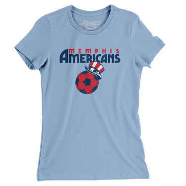 Memphis Americans Soccer Women's T-Shirt-Allegiant Goods Co. Vintage Sports Apparel