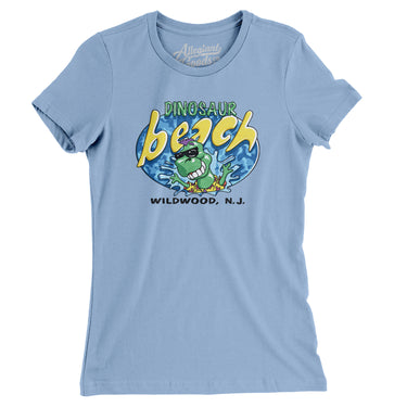 Dinosaur Beach Pier Amusement Park Women's T-Shirt-Allegiant Goods Co. Vintage Sports Apparel