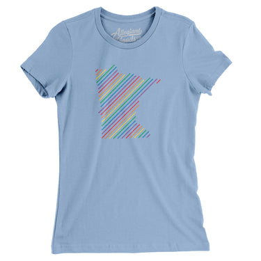 Minnesota Pride State Women's T-Shirt-Allegiant Goods Co. Vintage Sports Apparel