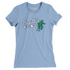 Seattle Ironmen Hockey Women's T-Shirt-Baby Blue-Allegiant Goods Co. Vintage Sports Apparel
