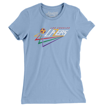 Los Angeles Lazers Soccer Women's T-Shirt-Allegiant Goods Co. Vintage Sports Apparel