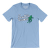 Seattle Ironmen Hockey Men/Unisex T-Shirt-Baby Blue-Allegiant Goods Co. Vintage Sports Apparel
