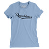 Cleveland Rosenblum's Basketball Women's T-Shirt-Baby Blue-Allegiant Goods Co. Vintage Sports Apparel