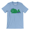 New England Whalers Hockey Men/Unisex T-Shirt-Baby Blue-Allegiant Goods Co. Vintage Sports Apparel