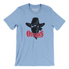 Arizona/Oklahoma Outlaws Football Men/Unisex T-Shirt-Baby Blue-Allegiant Goods Co. Vintage Sports Apparel