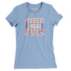 Legend City Amusement Park Women's T-Shirt-Baby Blue-Allegiant Goods Co. Vintage Sports Apparel