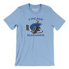 Chicago Bluesmen Roller Hockey Men/Unisex T-Shirt-Baby Blue-Allegiant Goods Co. Vintage Sports Apparel
