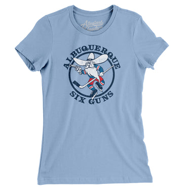 Albuquerque Six Guns Hockey Women's T-Shirt-Allegiant Goods Co. Vintage Sports Apparel
