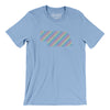 Nebraska Pride State Men/Unisex T-Shirt-Baby Blue-Allegiant Goods Co. Vintage Sports Apparel
