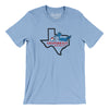 Dallas Chaparrals Basketball Men/Unisex T-Shirt-Baby Blue-Allegiant Goods Co. Vintage Sports Apparel