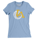 LA Ram Horn Women's T-Shirt-Allegiant Goods Co. Vintage Sports Apparel
