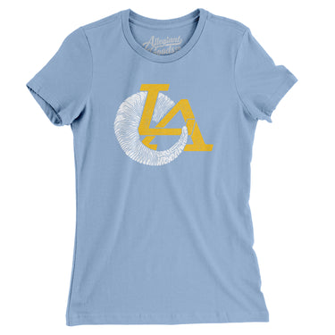 LA Ram Horn Women's T-Shirt-Allegiant Goods Co. Vintage Sports Apparel
