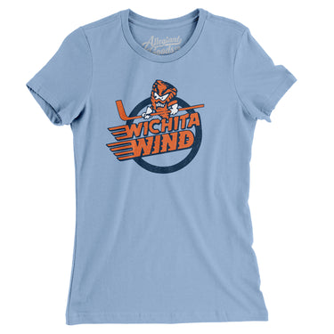 Wichita Wind Hockey Women's T-Shirt-Allegiant Goods Co. Vintage Sports Apparel