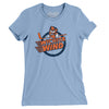Wichita Wind Hockey Women's T-Shirt-Baby Blue-Allegiant Goods Co. Vintage Sports Apparel