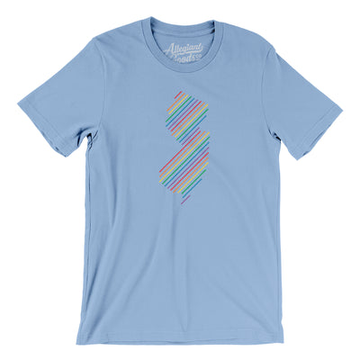 New Jersey Pride State Men/Unisex T-Shirt-Baby Blue-Allegiant Goods Co. Vintage Sports Apparel