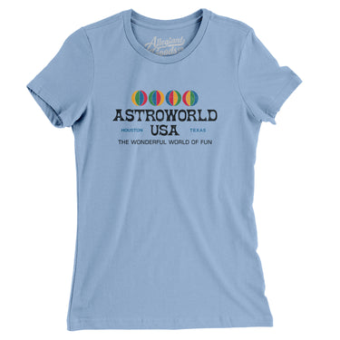 Astroworld Amusement Park Women's T-Shirt-Allegiant Goods Co. Vintage Sports Apparel