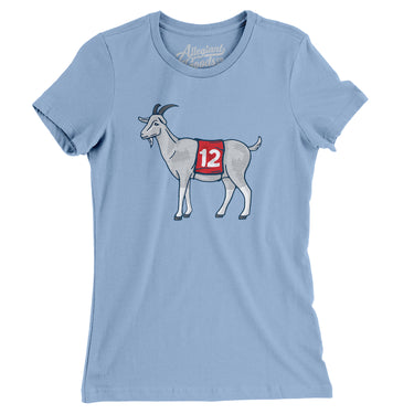 #12 GOAT Women's T-Shirt-Allegiant Goods Co. Vintage Sports Apparel