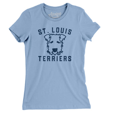St. Louis Terriers Baseball Women's T-Shirt-Allegiant Goods Co. Vintage Sports Apparel