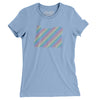 Oregon Pride State Women's T-Shirt-Baby Blue-Allegiant Goods Co. Vintage Sports Apparel