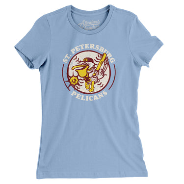 St. Petersburg Pelicans Baseball Women's T-Shirt-Allegiant Goods Co. Vintage Sports Apparel