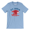 St. Louis Eagles Hockey Men/Unisex T-Shirt-Baby Blue-Allegiant Goods Co. Vintage Sports Apparel