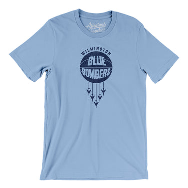 Wilmington Blue Bombers Basketball Men/Unisex T-Shirt-Allegiant Goods Co. Vintage Sports Apparel