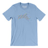 Massachusetts Pride State Men/Unisex T-Shirt-Baby Blue-Allegiant Goods Co. Vintage Sports Apparel