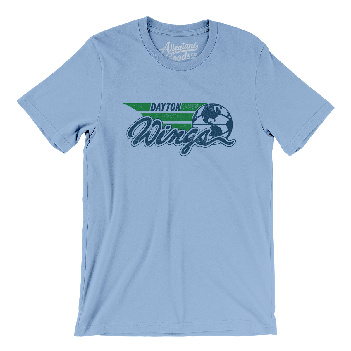 Limited Edition Blue Dayton Flyer Wings T Shirt XXLarge