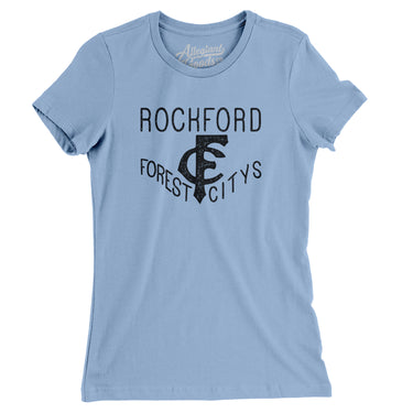 Rockford Forest Citys Baseball Women's T-Shirt-Allegiant Goods Co. Vintage Sports Apparel