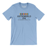 Astroworld Amusement Park Men/Unisex T-Shirt-Baby Blue-Allegiant Goods Co. Vintage Sports Apparel