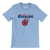 Memphis Americans Soccer Men/Unisex T-Shirt-Baby Blue-Allegiant Goods Co. Vintage Sports Apparel