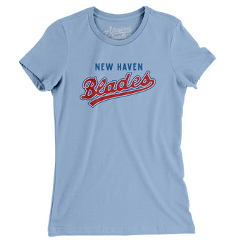 New Haven Blades Hockey Women's T-Shirt-Allegiant Goods Co. Vintage Sports Apparel