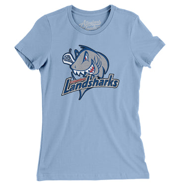 Columbus Landsharks Lacrosse Women's T-Shirt-Allegiant Goods Co. Vintage Sports Apparel