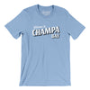 Champa Bay Men/Unisex T-Shirt-Baby Blue-Allegiant Goods Co. Vintage Sports Apparel