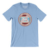 Atlantic City Seagulls Hockey Men/Unisex T-Shirt-Baby Blue-Allegiant Goods Co. Vintage Sports Apparel