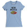 New Mexico Christmas Enchiladas Women's T-Shirt-Baby Blue-Allegiant Goods Co. Vintage Sports Apparel