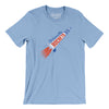 Jacksonville Rockets Hockey Men/Unisex T-Shirt-Baby Blue-Allegiant Goods Co. Vintage Sports Apparel