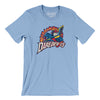 Denver Daredevils Roller Hockey Men/Unisex T-Shirt-Baby Blue-Allegiant Goods Co. Vintage Sports Apparel