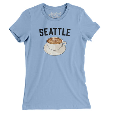 Seattle Coffee Women's T-Shirt-Allegiant Goods Co. Vintage Sports Apparel
